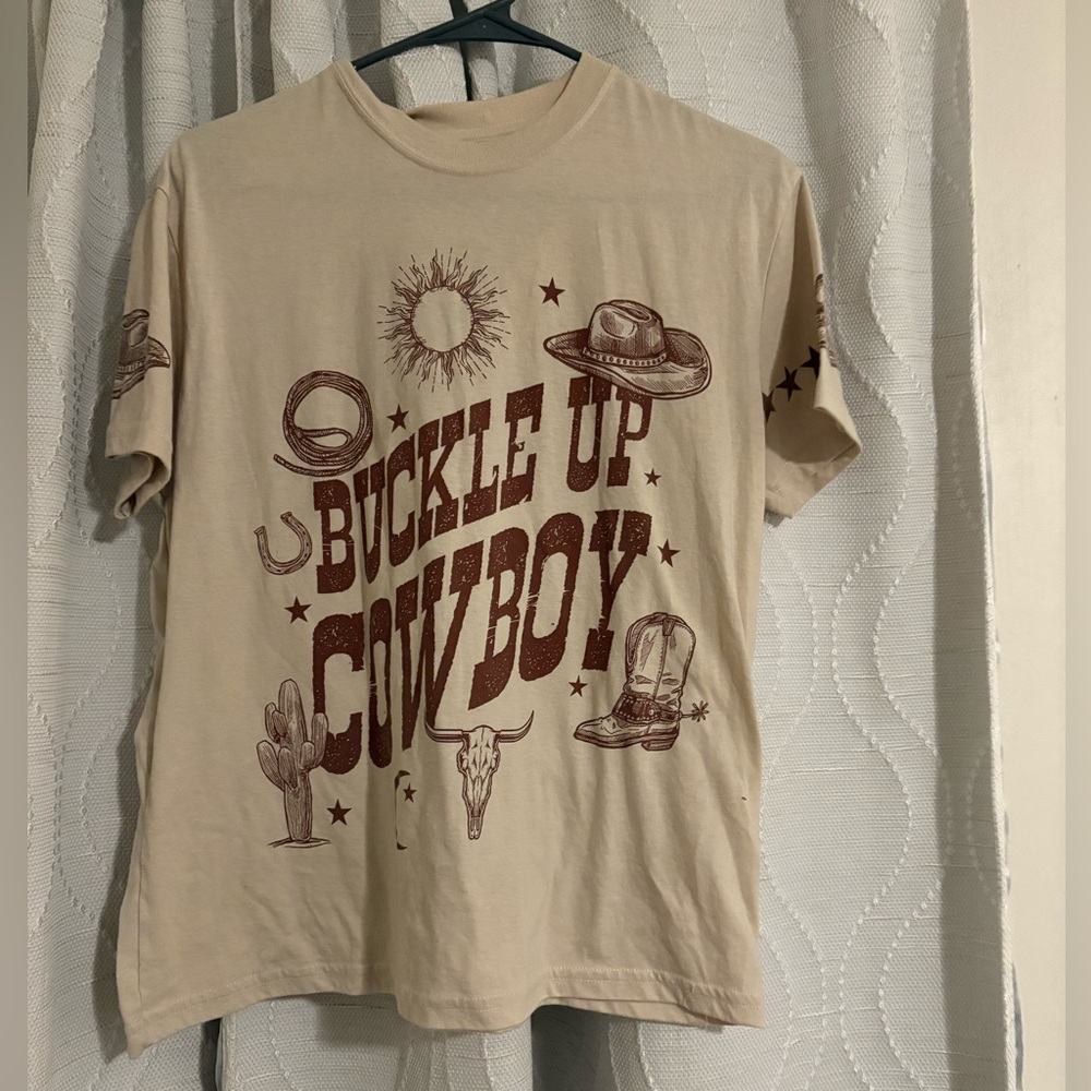 Good Karma Beige T Shirt